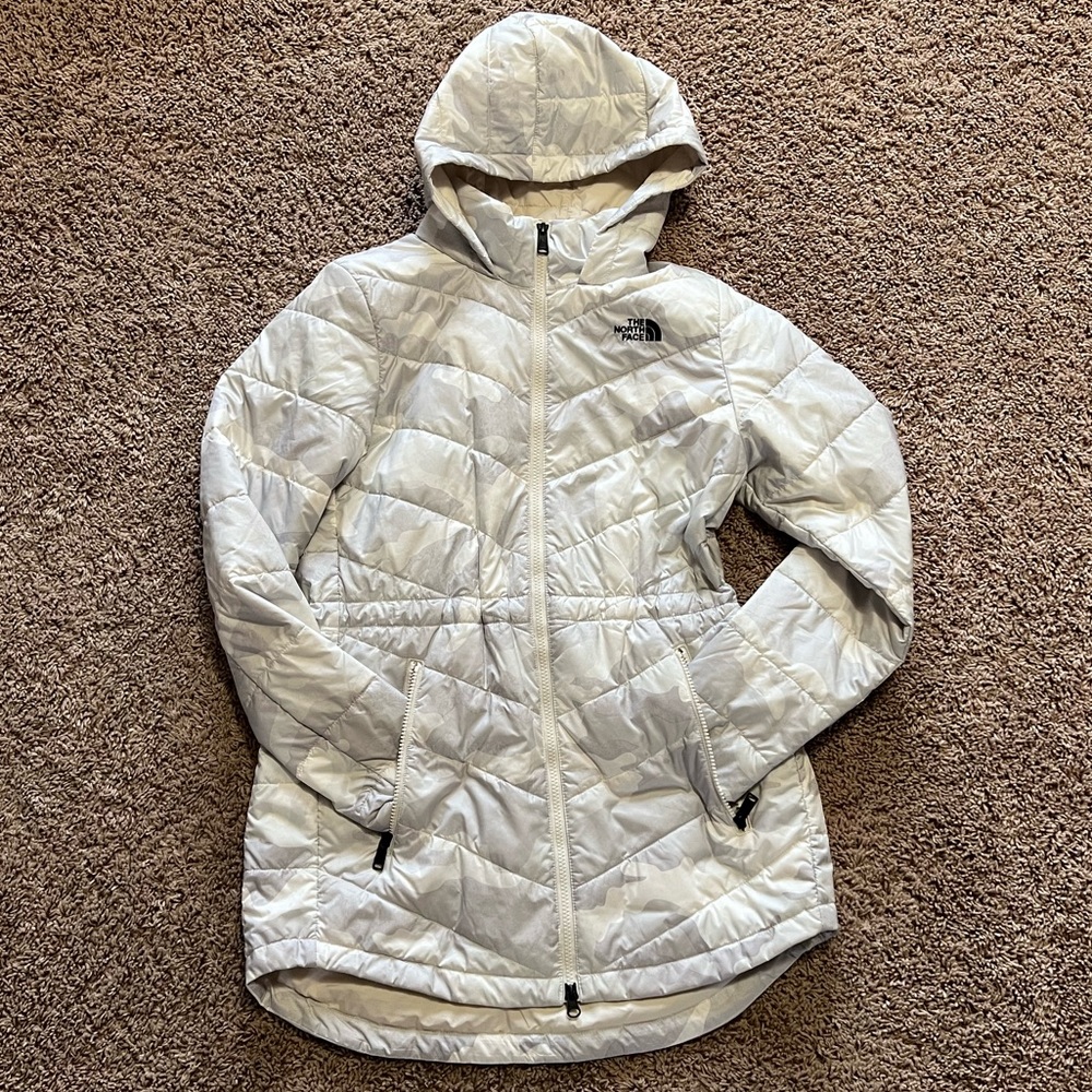 The North Face Women's White Quilted Jacket
